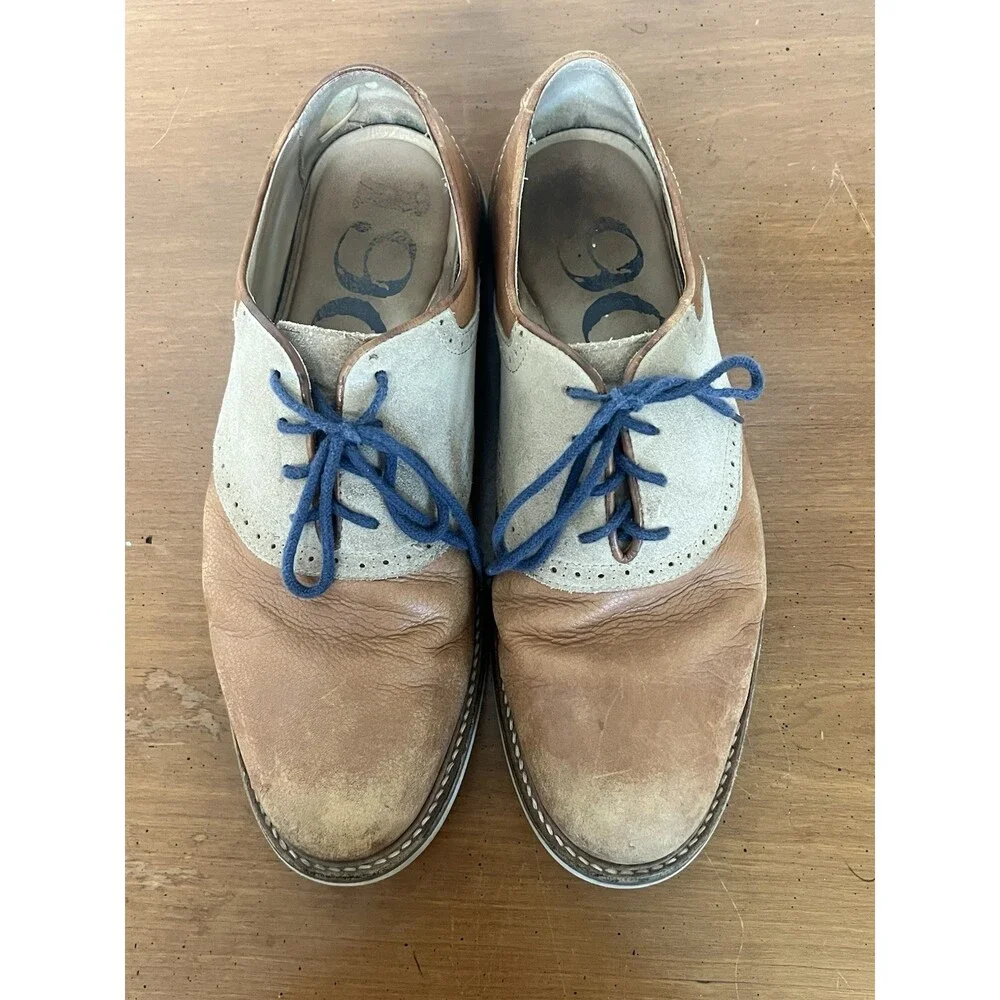 1901 MEN'S DRESS SHOE SIZE 10M BROWN USED